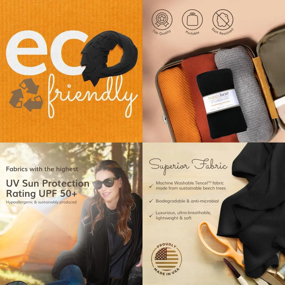 

Luxury Pashmina Shawl - 68x35 Lightweight Wrap, USA Made, Ideal for Travel & Airplane Use