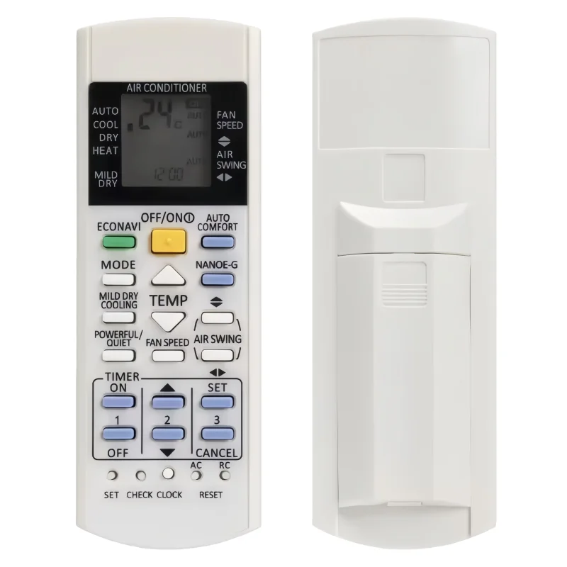 Replacement Air Conditioner Remote Control Compatible with Panasonic Models A75C3298 A75C2998 A75C3058 A75C3060 A75C3155 Univers