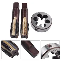 Hand Taps Metric Thread Durability HSS M20 X 1.5mm M20 X 1.5mm Metric Thread Tapping Thread Right Hand 45mm H: 14mm