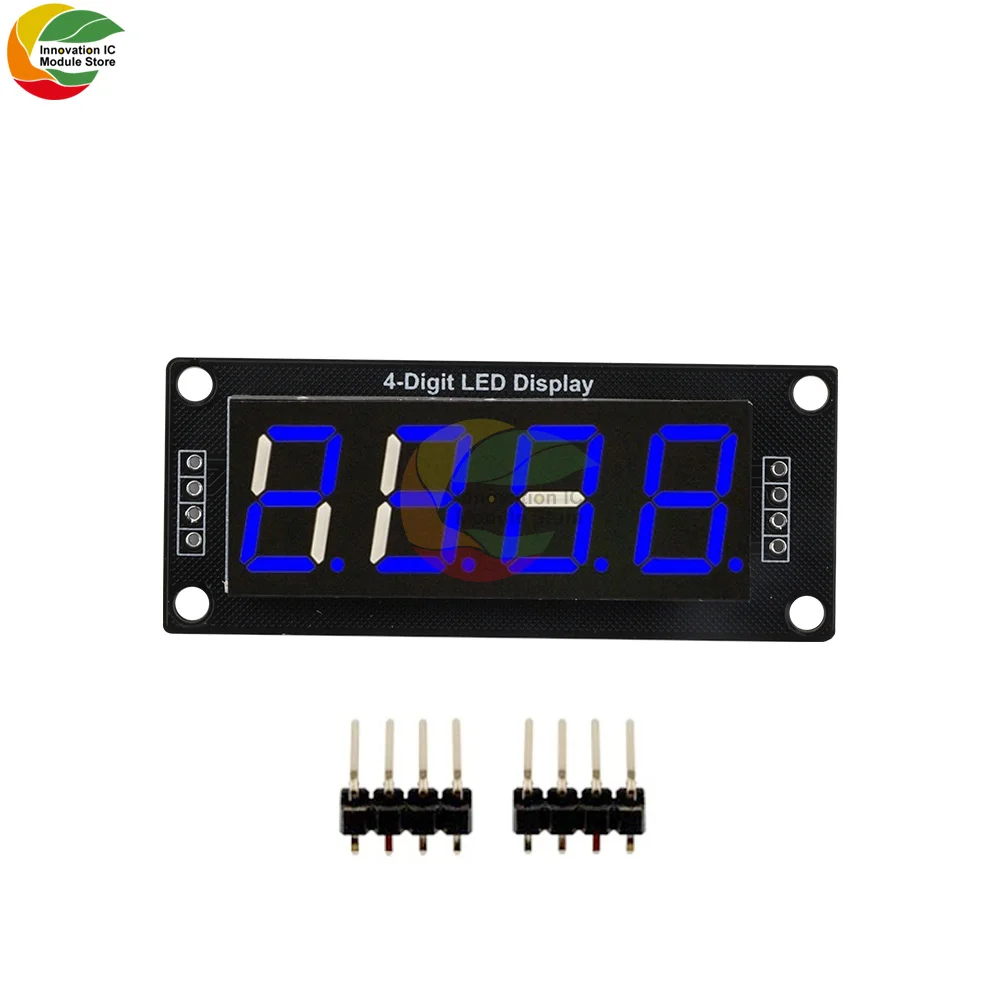 0.56 Inch TM1637 Four-digit Digital Tube Module Without Clock Red/blue/white/green/yellow Display Digital Tube Module Unsoldered