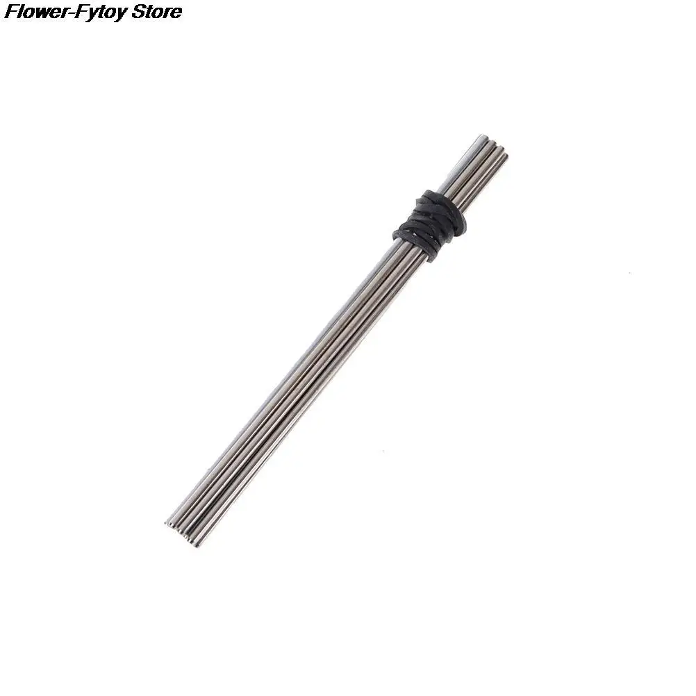 10 Pcs iron high quality 2*100mm Metal Model Axle Gear Shaft Diameter 2mm DIY Toy Accessories for Car Wholesale