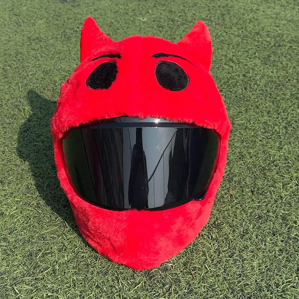 

Motorcycle Plush Helmet Cover Cartoon Animal Helmet Cover Cover Motorcycle Protection Helmet Accessories Fabric Funny B9H4