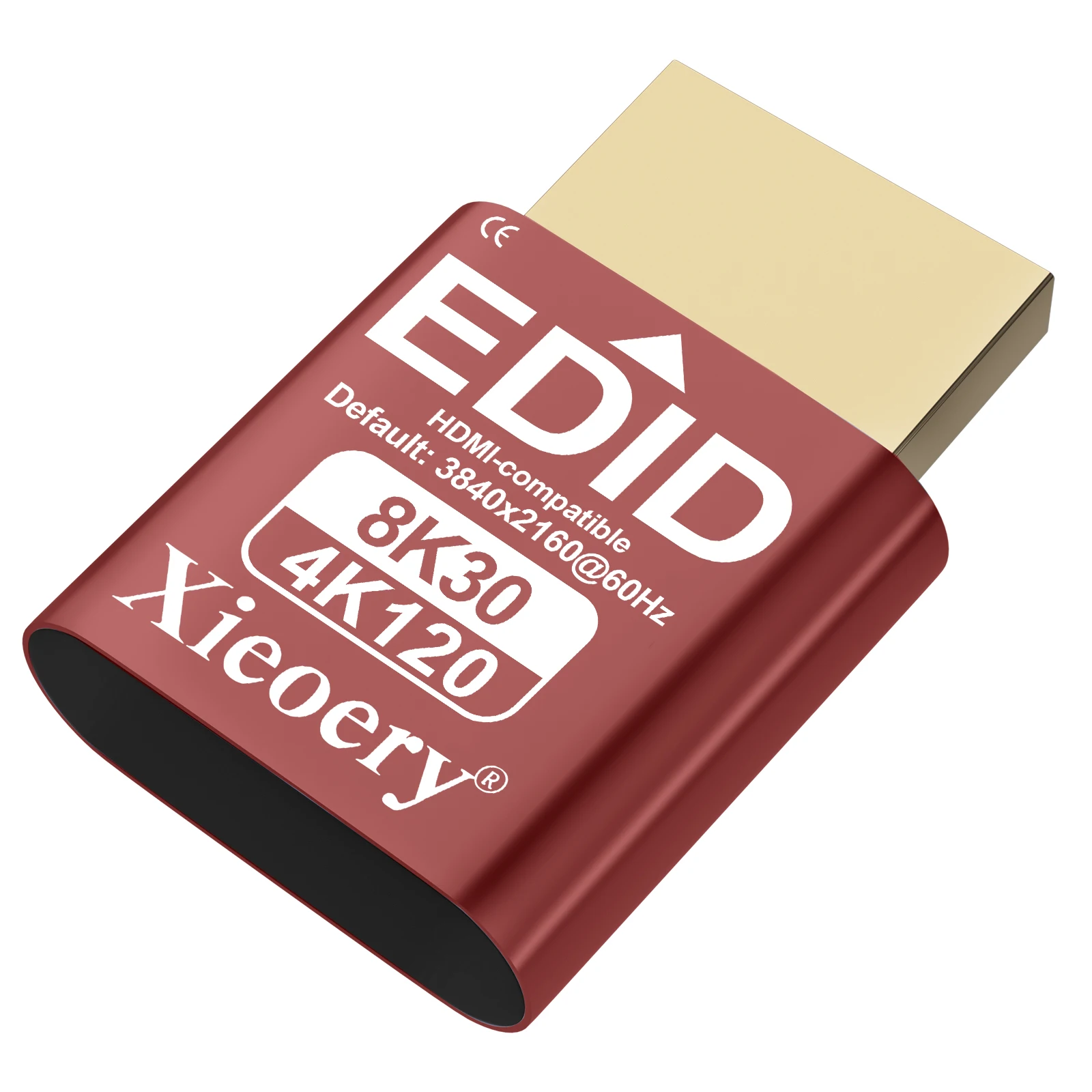 

8K HDMI Dummy Plug - Эмулятор EDID, безголовочный HDMI-адаптер, 7680x4320@30Гц для удаленного доступа, задач графических процессоров и виртуальных рабочих столов