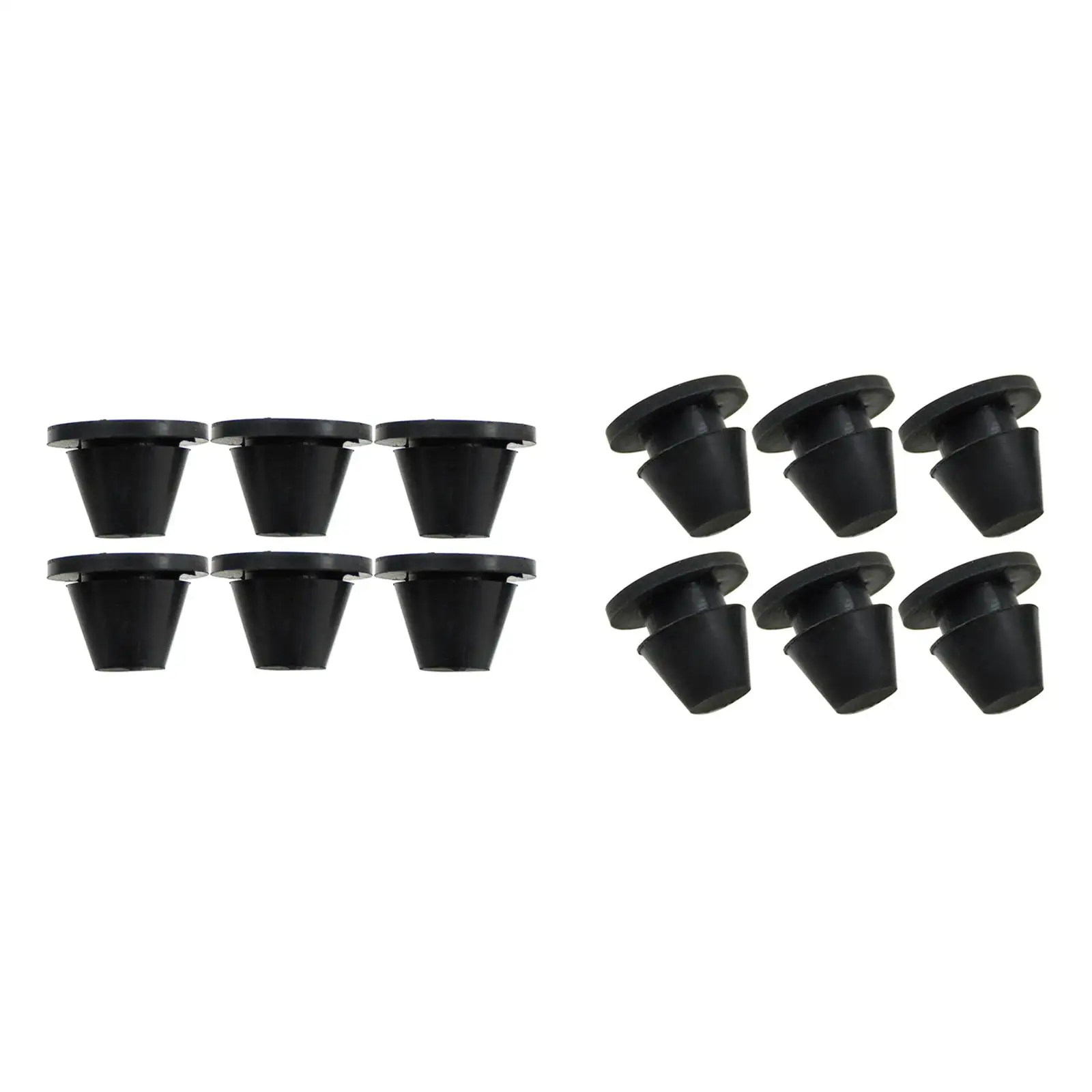6x Side Cover Grommets Gaskets High Performance Motorcycle Fairing Parts for Harley Touring Street Electra Glide King