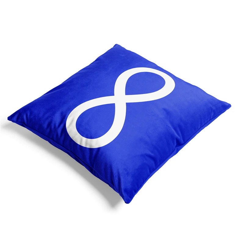 Aertemisi 18'' x 18'' Metis Blue Version Square Throw Pillow Cushion Covers Cases Pillowcases for Sofa 45cm x 45cm