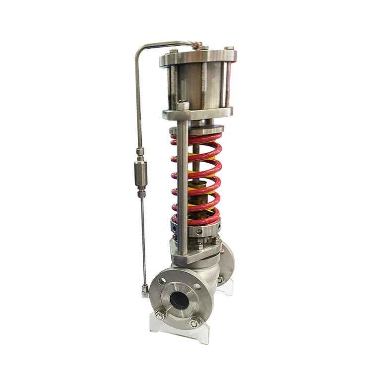 DN50 PN16 Stainless Steel Self-Operated Pneumatic Pressure Regulating Valve High Temperature Control for Water OEM Customizable