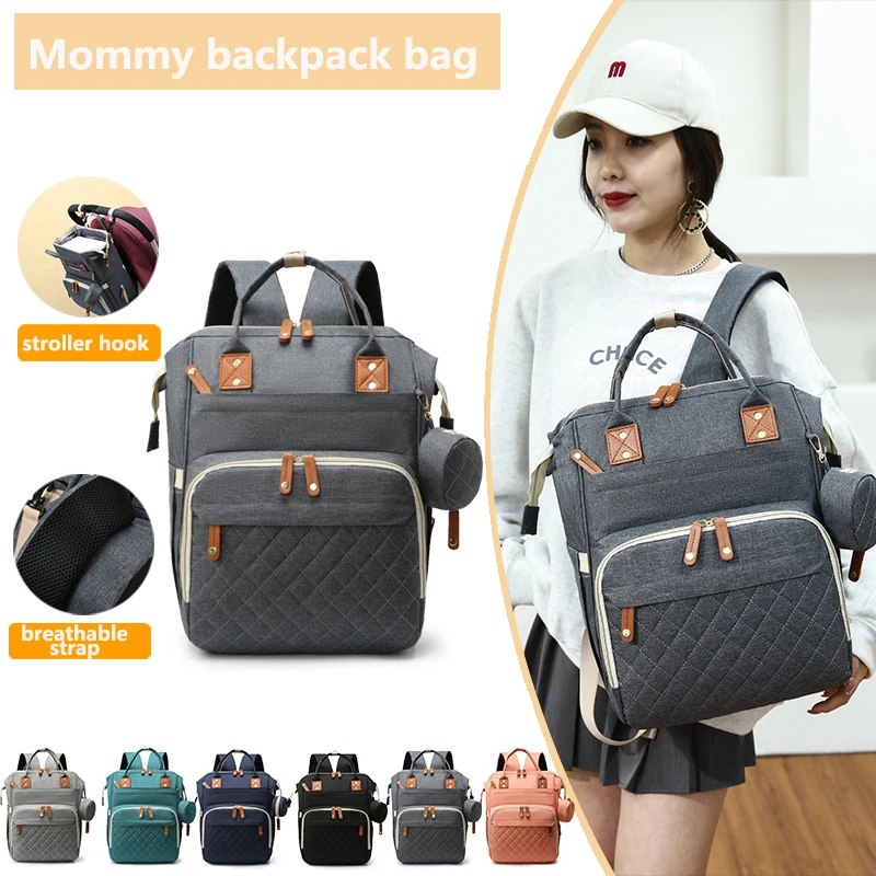 Multifunctional Large Capacity Travel Bag Multiple Color Large 2023 New Waterproof Mammy Backpack Bags