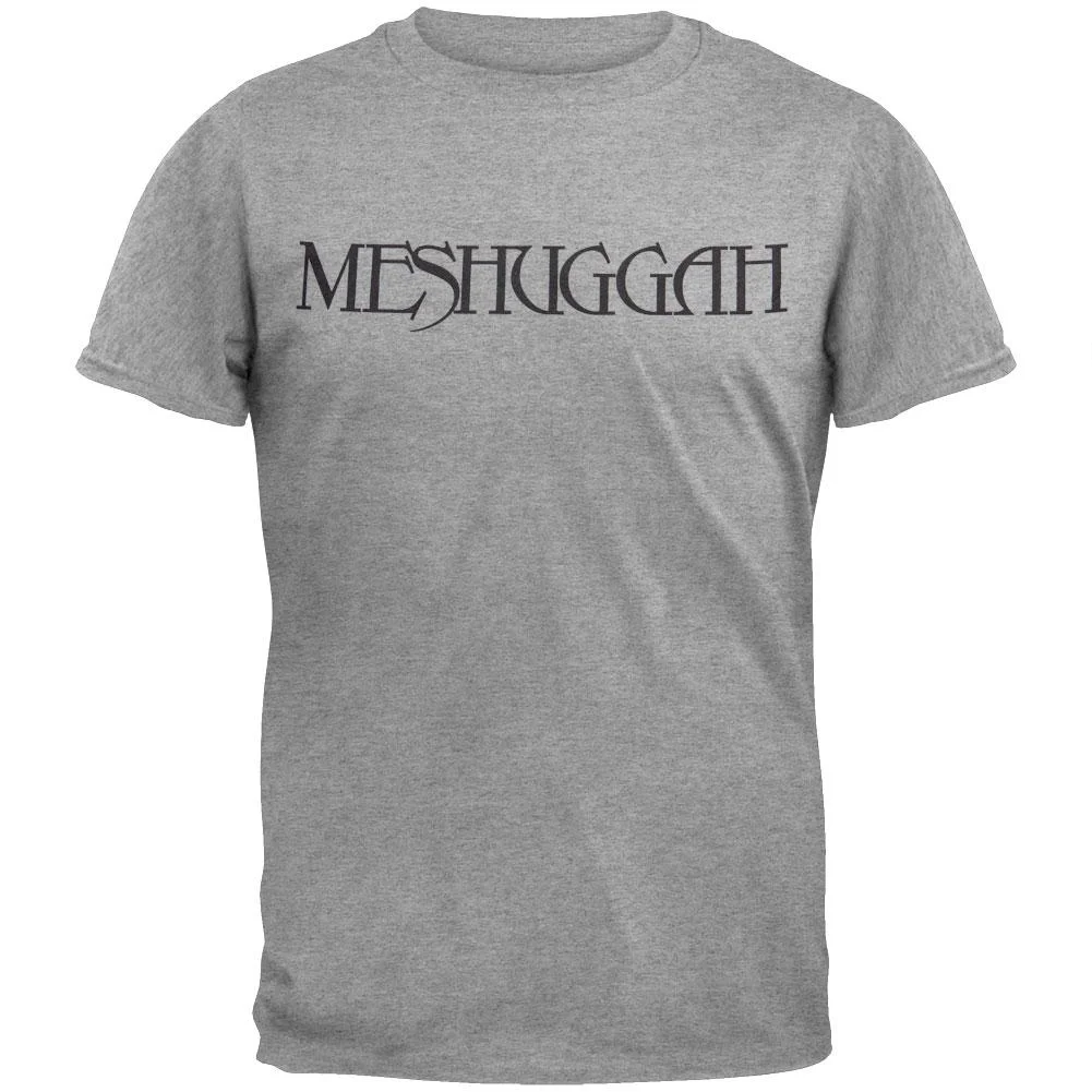 Meshuggah Logo T-Shirt Short Sleeve Cotton Sport Grey Men Size S to 5XL BE890