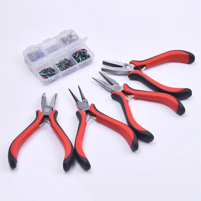 14 Style Pliers For DIY Beads Jewelry Making Supplies Red Tools Fit Handmade Earrings Nose Plier Armband Maken Benodigdheden