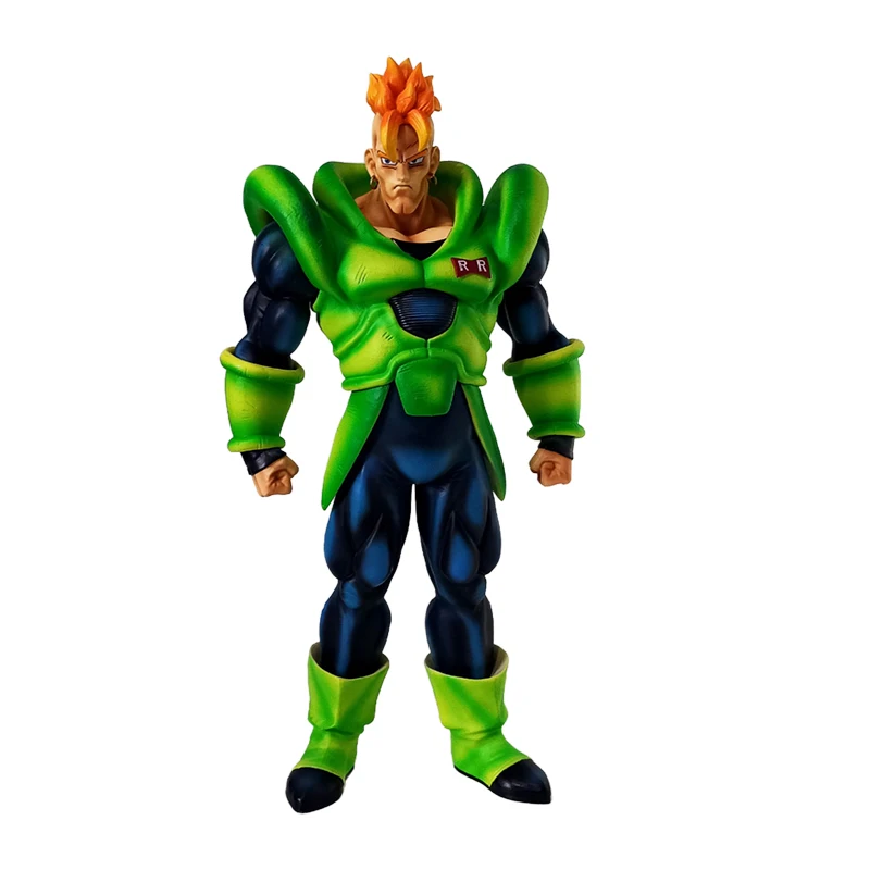 Dragon Ball Android # 16 ornamento de mesa secundária com armário gk kit de garagem modelo figura de animação colecionável para decoração de casa