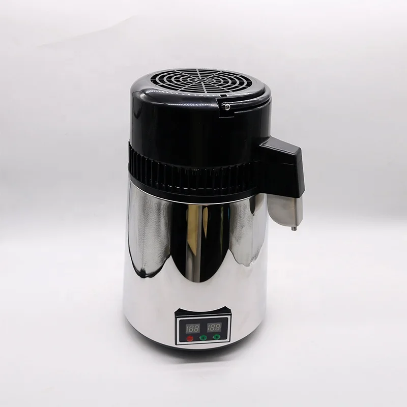 Countertop Stainless Steel 4L Digital Water Distiller Purifier Machine for Medical