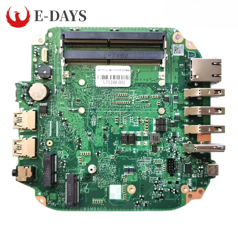 For HP Chromebox CBXEntG2 Desktop Motherboard DA00WSMBAD1 Mainboard CPU  I7-7600U UMA 100% Tested Ok