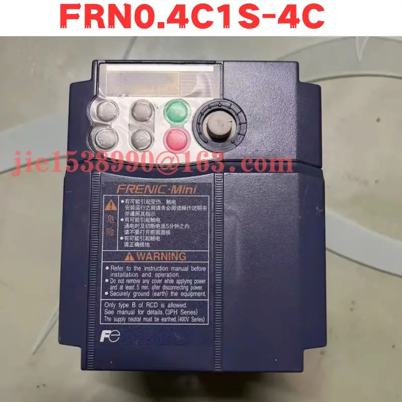 Used Frequency converter FRN0.4C1S-4C  Normal Function Tested OK