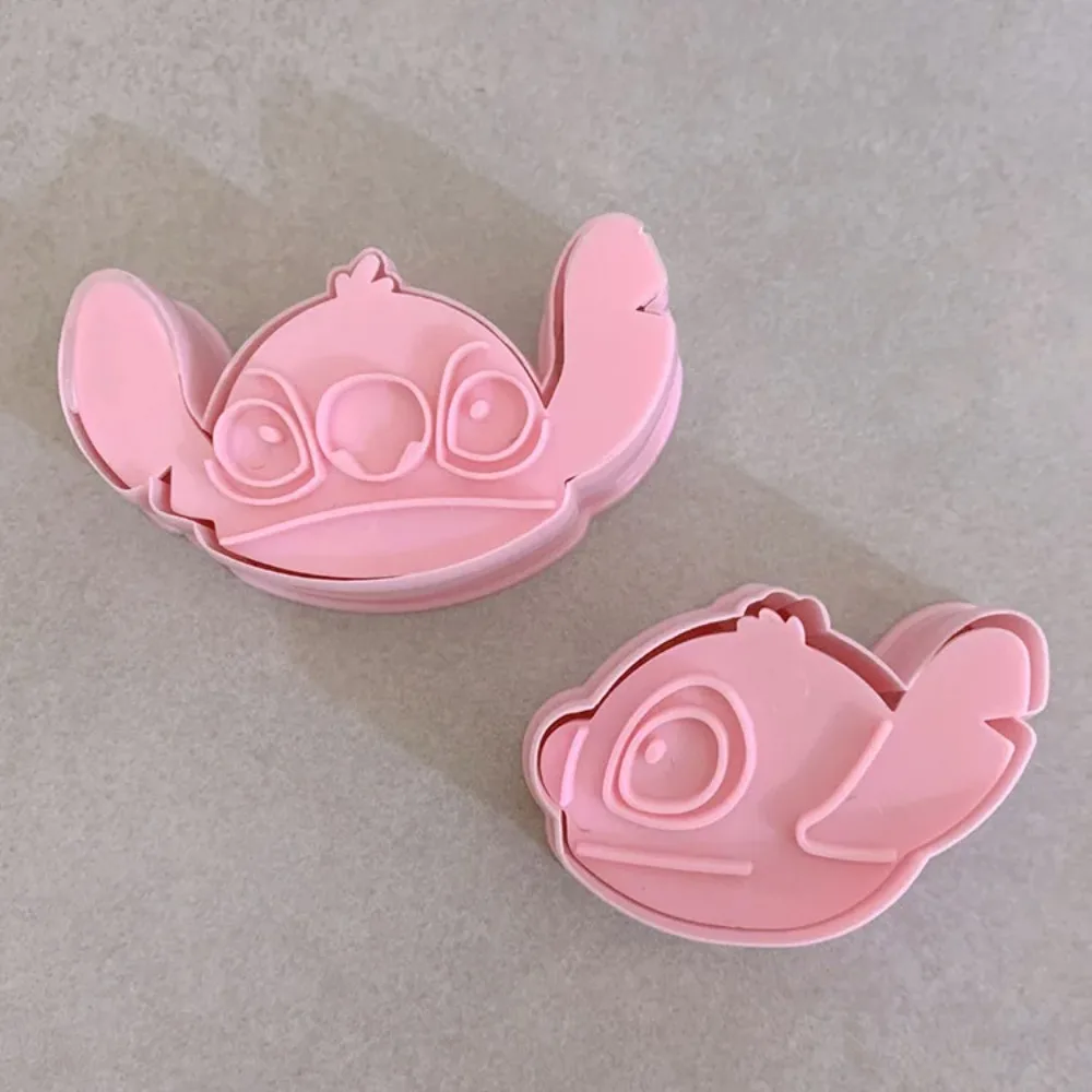 

2pcs Disney Stitch Cartoon Cutter Cake Cookie Mold Cutter Fondant Baking Tool Biscuit Anime Biscuit Mould Baking Tools Kids Gift