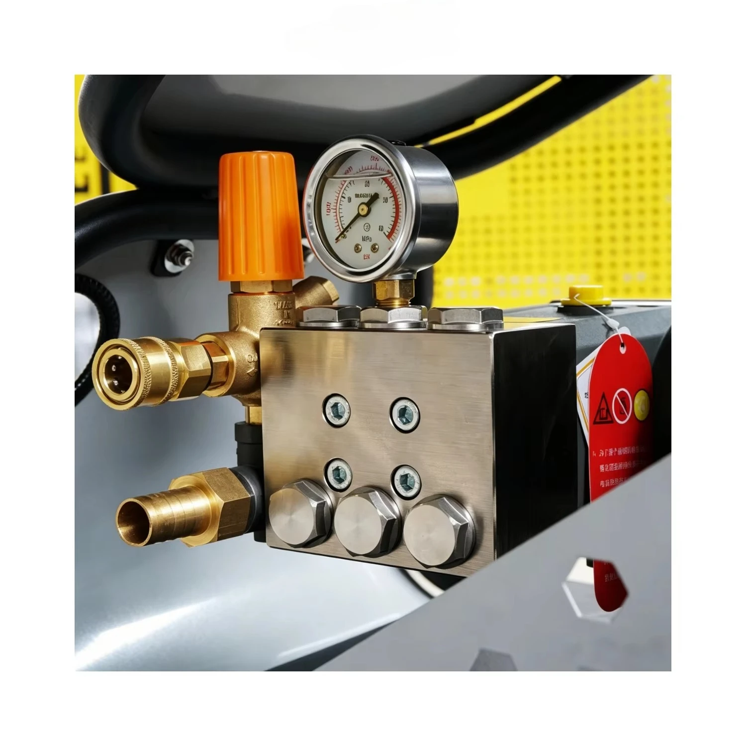 New electric heavy-duty high-pressure car washer, 200Bar 16LPM, for car wash & self-service car wash, with stainless steel pump