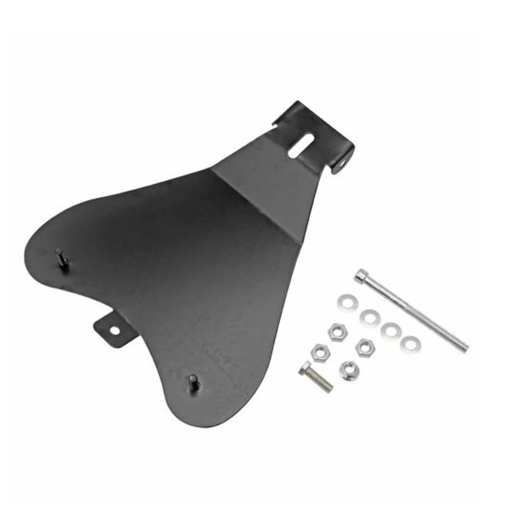 Motorcycle Black Solo Seat Baseplate Bracket Support Holder Mounting Kit Base Plate Brackets For Harley Sportster Bobber Honda