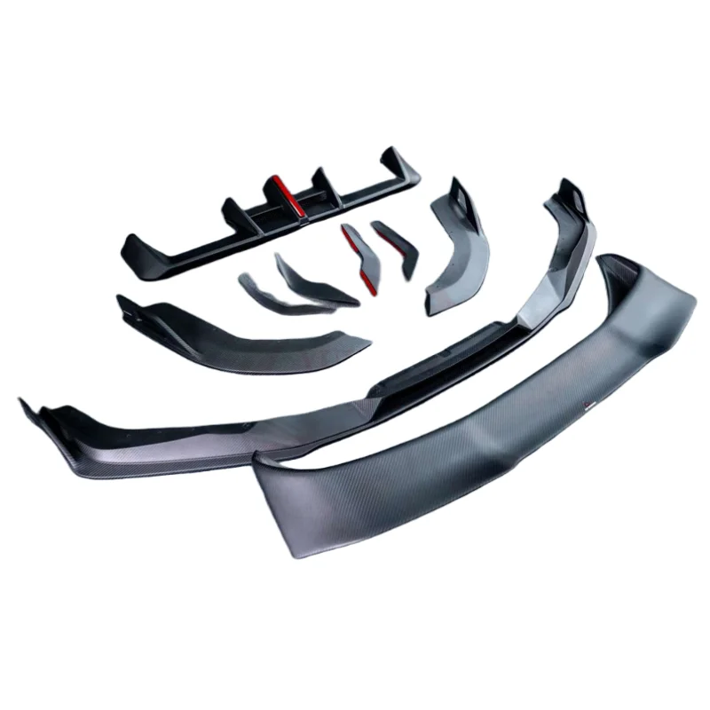 AE Style Full Carbon Fiber Front lip Front Bumper shunt Rear diffuser Rear Spoiler for BMW M3 M4 G80 G82 body Kit