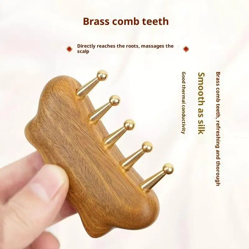 

Портативный латунный массажер Гуаша для головы, шеи, ног, тела, меридианов, лимфатических систем, снятия мышечной боли, глубокого массажа тканей