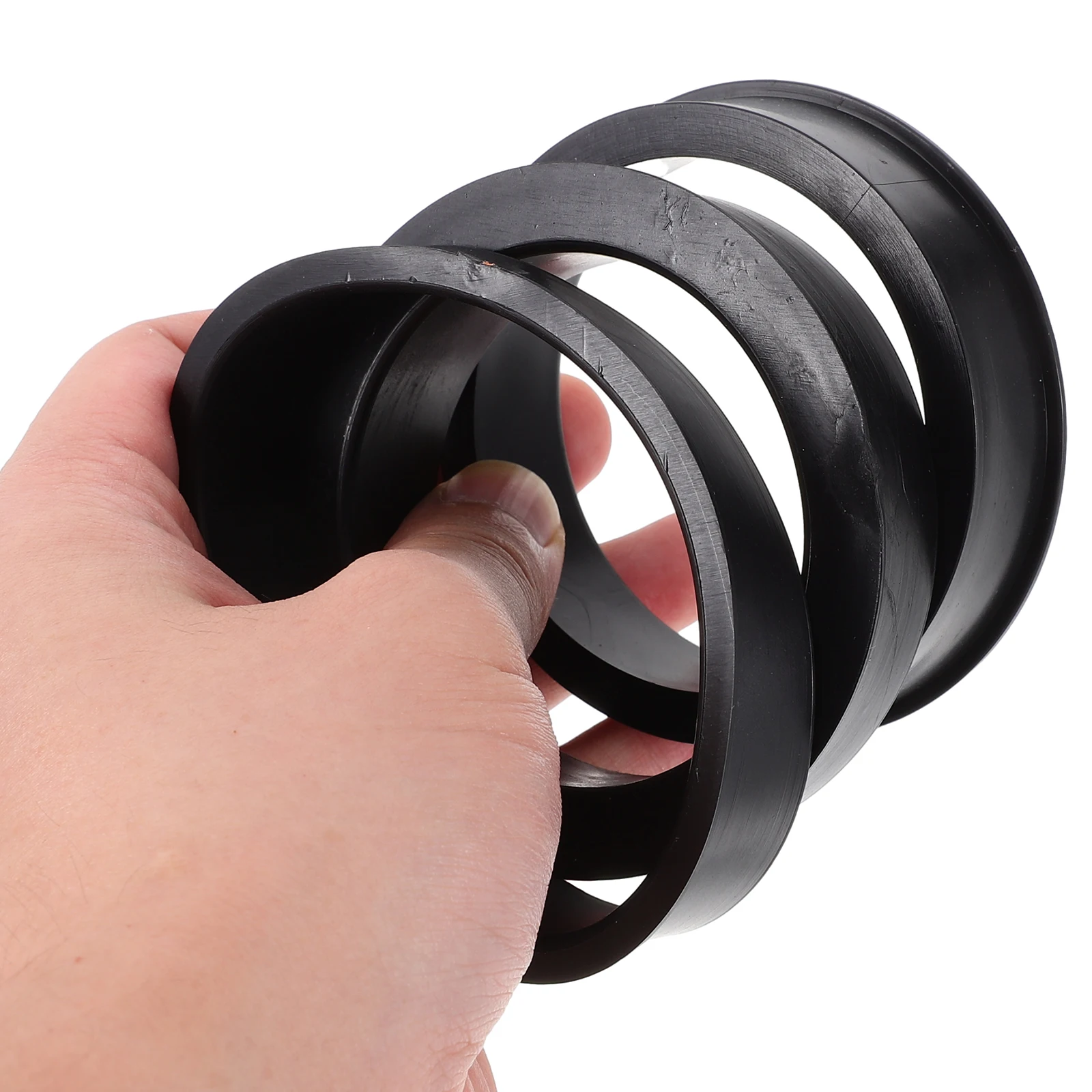 

3pcs Air Filter Adapter Rings 76mm to 60mm Rubber Reducer Sleeves for Automotive Performance Replacement
