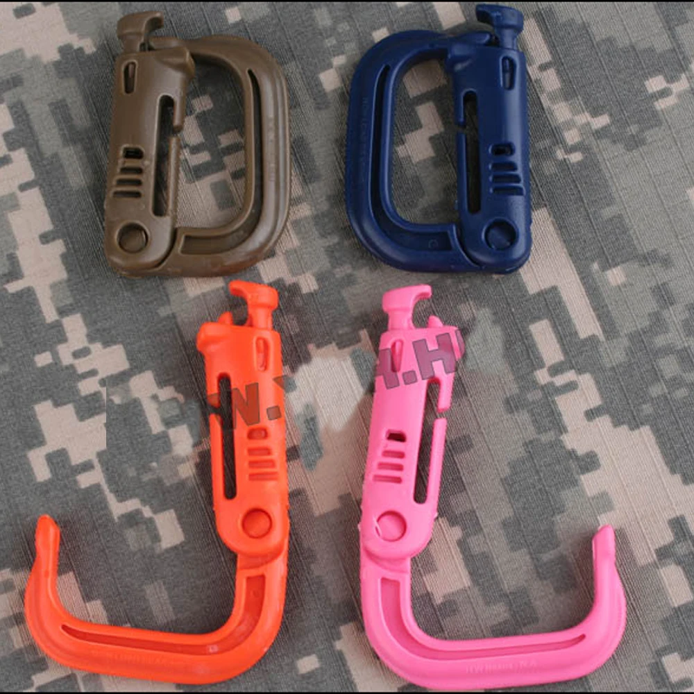 Emersongear Tactical Mountaineering Buckle Grimloc Carabiner Hiking Climbing Outdoor Fishing Cycling Airsoft Hunting Combat