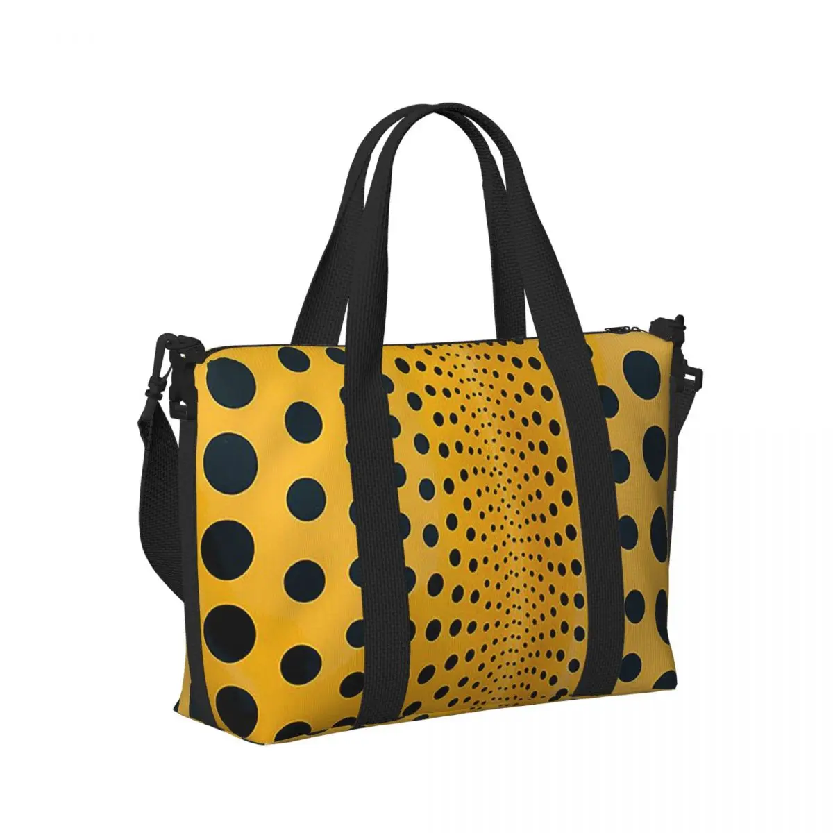 

Yayoi Kusama Abstract Painting Beach Travel Bag Large Capacity Tote Bags for Gym Yoga Women Shopping Duffle Shoulder Bag