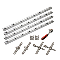 Stainless Steel Woodworking Clamp with High Clamping Force 0-1040mm Adjustable Width Clips Woodworking Tool by ENJOYWOOD