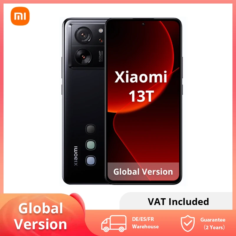 Global Version Xiaomi 13T 5G Smartphone 144Hz AMOLED Displa 67W charing 50MP Leica Camera IP68 Water MTK Dimensity 8200 Ultra