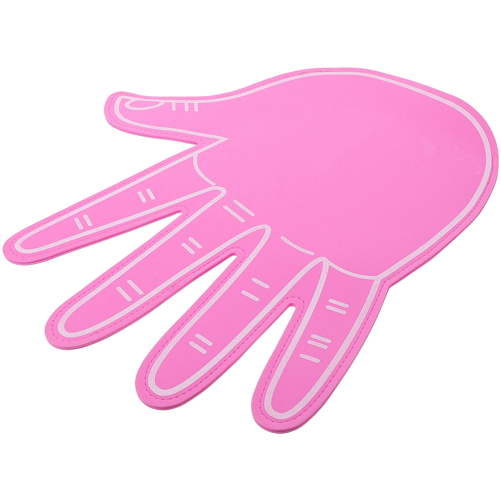 

Pink Giant Foam Hand Five-Finger Cheerleading Fan Glove for Sports Events Game Day School Celebration Party Supplies Cheer