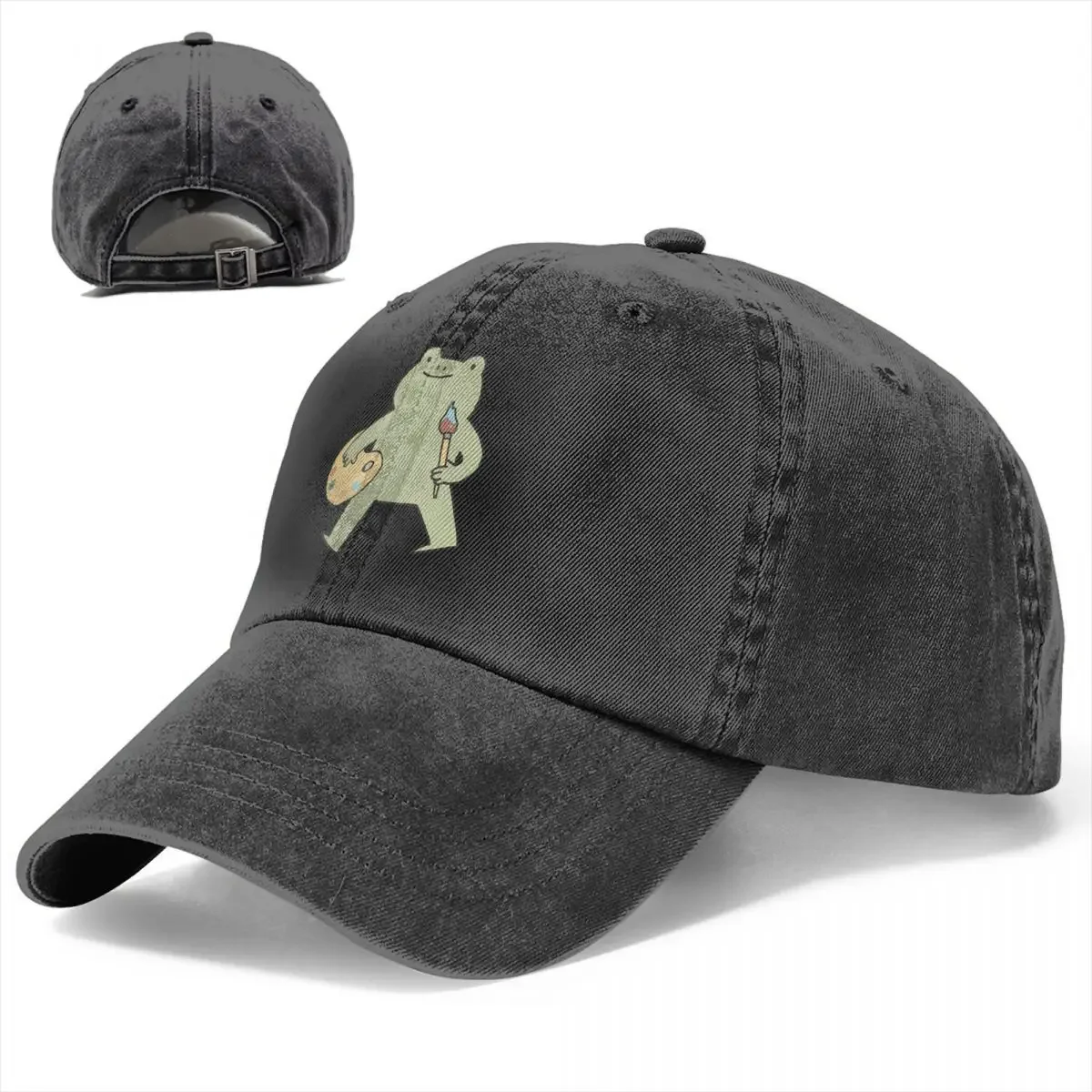 Frog Artist Baseball Caps Peaked Cap Sun Shade Hats for Men