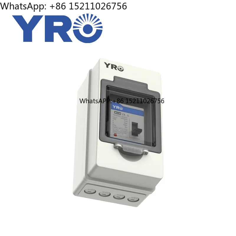 Yro Moulded Case Circuit Breaker YRMCB-2P125-320A 1000Vdc Thermal-Magnetic Wall Mounted Plastic Shell IP66 Waterproof