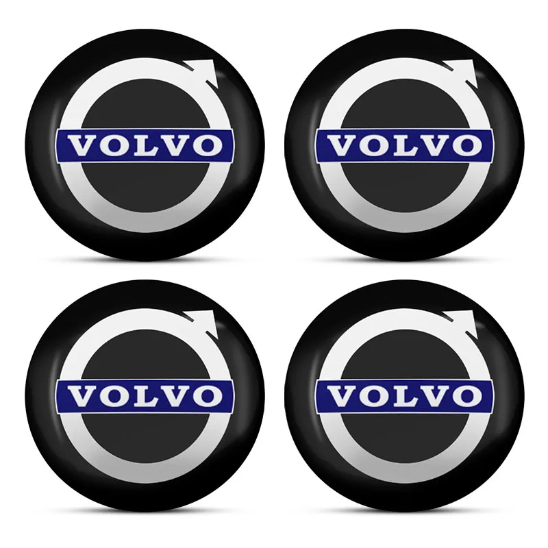 4Pcs 56mm Car Wheel Center Hub Cap Stickers Styling Car Accessories For Volvo Xc90 S60 S80 Xc60 Xc70 Xc90 Fh V50 S40 C30