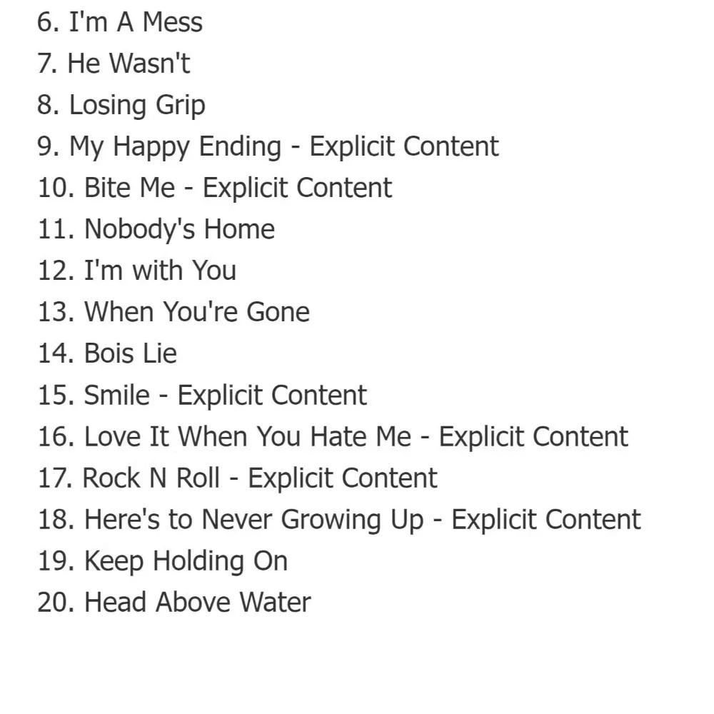 Avril Lavigne GREATEST HITS CD - أنثى البوب بانك المميزة مع غناء حيوي لمحبي وجمعها