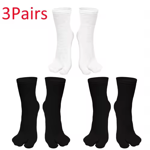 Fashion Japanese Style Tabi Toe Socks for Men Women Summer Fiber Two Finger Socks Kimono Flip Flop Sandal Split Tabi Toe Sock - Image 13