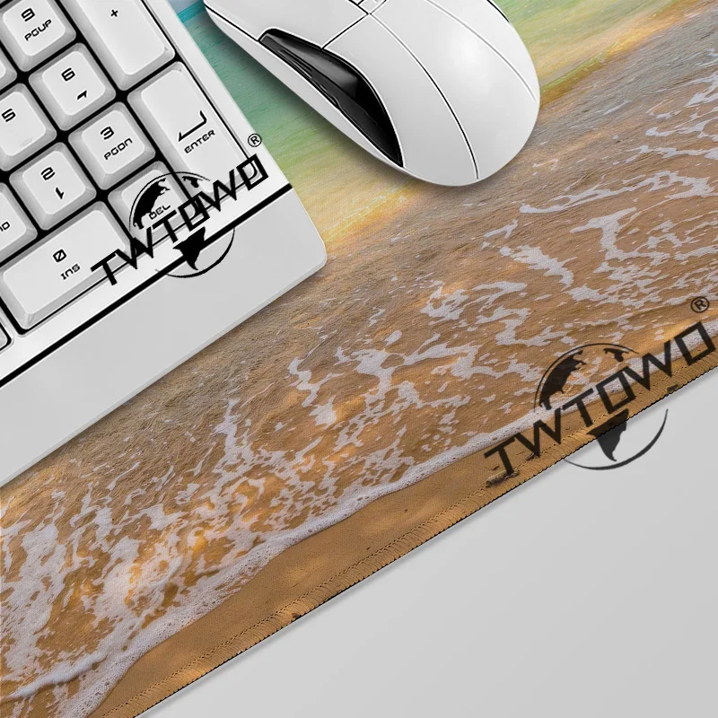 Beach Tropical Scenery Mouse Pad Gaming printon demand Large Custom Home Mousepad XXL Desk Mats Carpet PC Desktop Mouse Pad