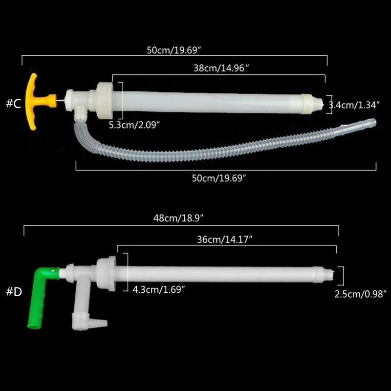 Manual Liquid Transfer Backflow Prevention Oil Corrosion Resistant Hand Pumps