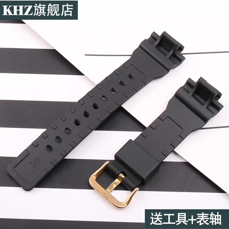 16 مللي متر الرجال الراتنج حزام ساعة اليد اكسسوارات متوافقة ل كاسيو GMA-S110 S120 S130 S140 حزام (استيك) ساعة المرأة المطاط الرياضة معصمه