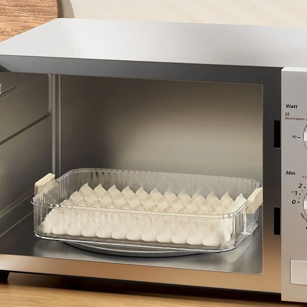 Multi-layer Frozen Dumpling Storage Box Large Capacity Fresh-keeping Food Storage Container with Lid Plastic Wonton Storage Box
