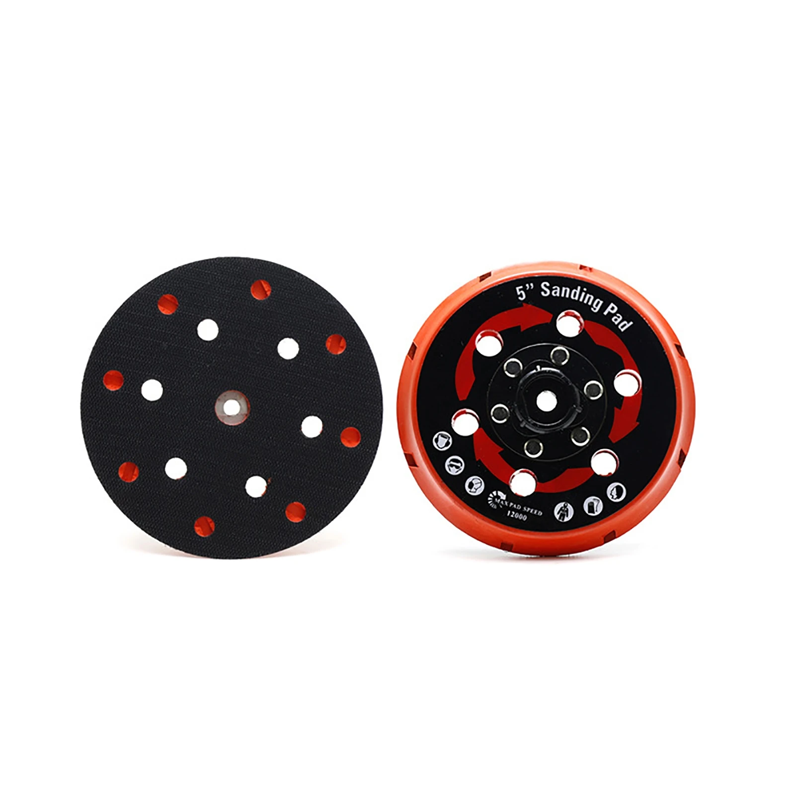 5inch 6inch Polishing Backing Plate 125mm 150mm 6 Hole Back Up Sanding Pad Disc Self Adhesive Back Plate for DA Polisher