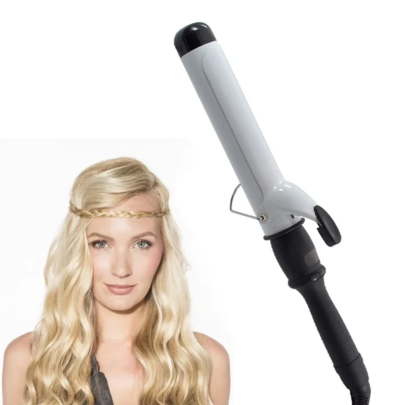 

Professional Hair Curling Iron Roller Hair Curls LCD Digital Display Roller Curling Iron Wand Home Use