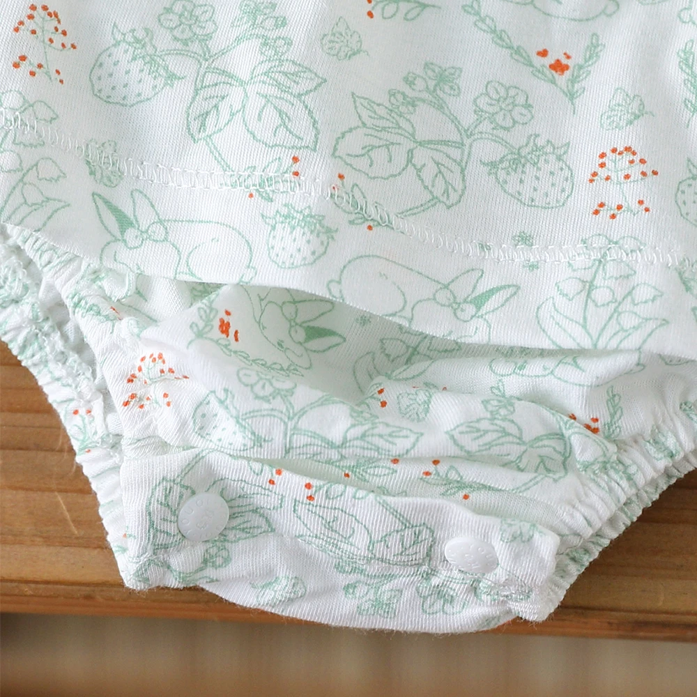 فستان قصير صيفي من القطن المزين بالزهور للأطفال مع زخرفة فيونكة على طراز الأميرة للفتيات بدون قبعة