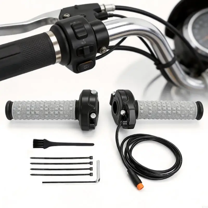 M76E Twist Control-Griffset für routinemäßige Reparaturen an HappyRun-Elektrofahrrädern – Detail 8