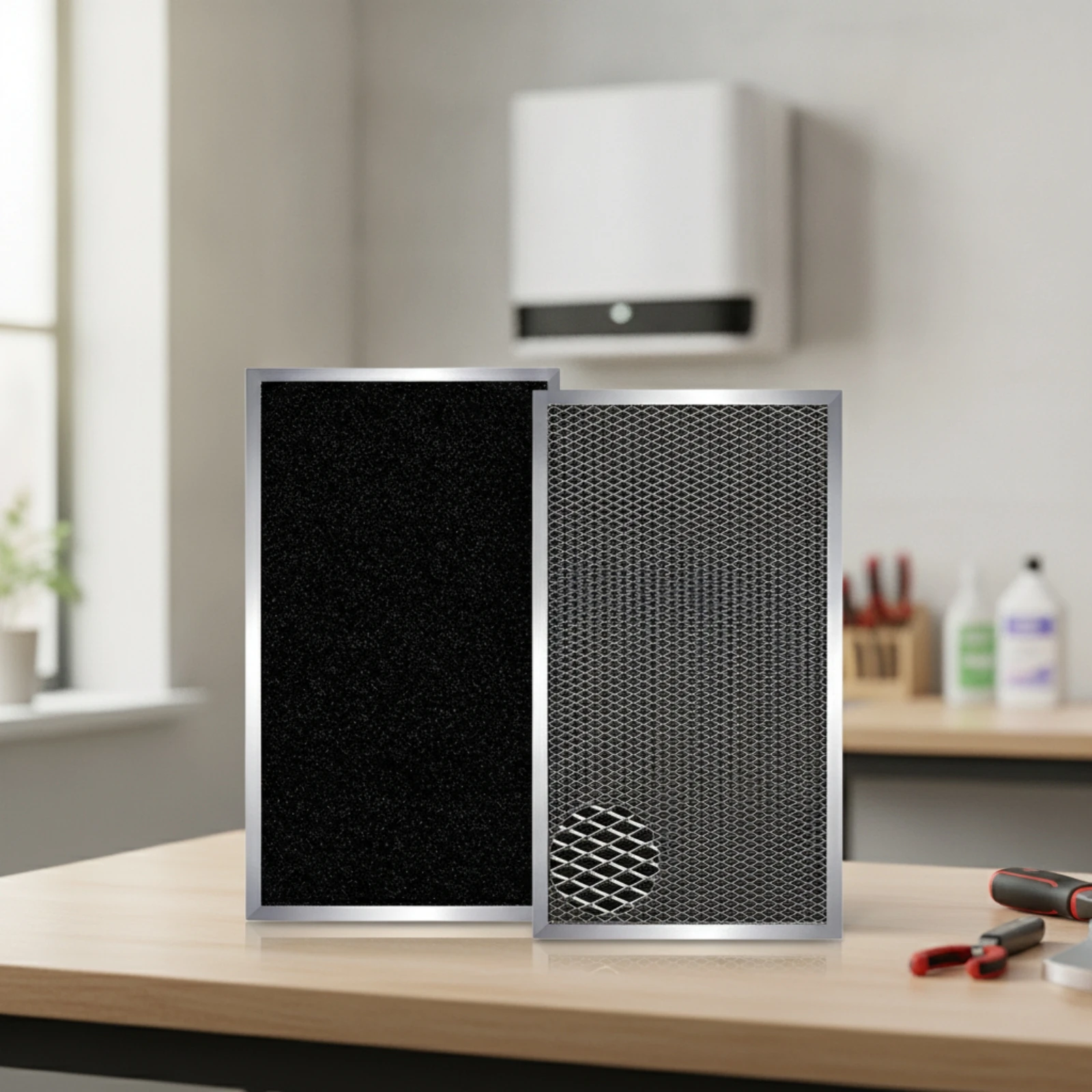 HRV Filter Replacement Rectangular Air Exchanger Filter Replacement Layered Sturdy for HVAC Maintenance