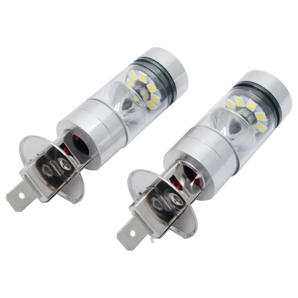 Brand New High Quality Hot Sale H1 100W Bulbs White 85*24 (mm) Car H1 Headlight LED Lights Super Bright 100W 2pCS