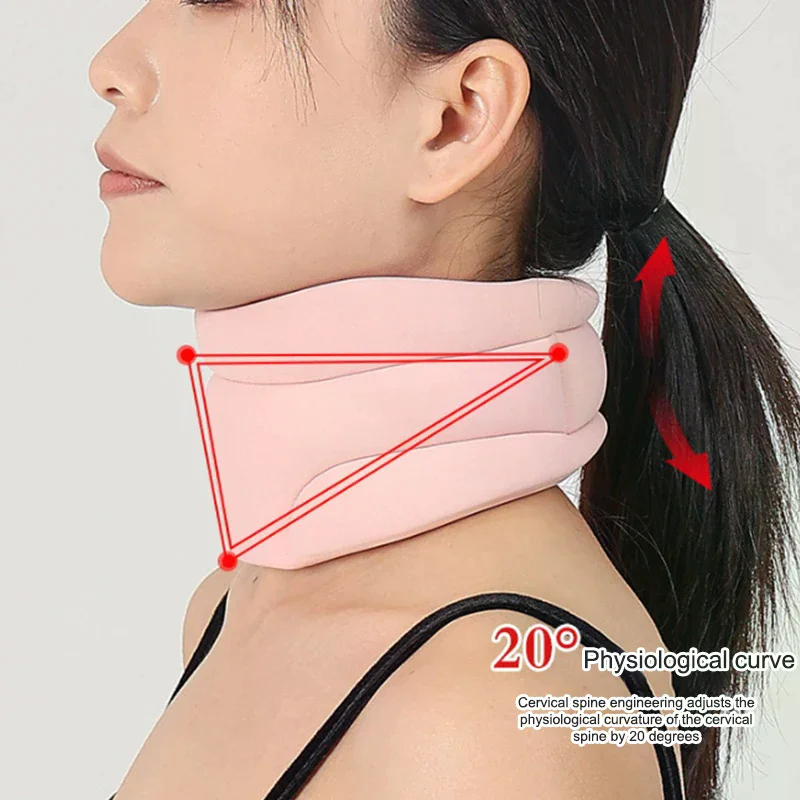 Soft Foam Cervicorrect Neck Brace Pressure Relief Cervical Pain Vertebra Protection Neck Spine Brace Travel Nap Health Sleeping