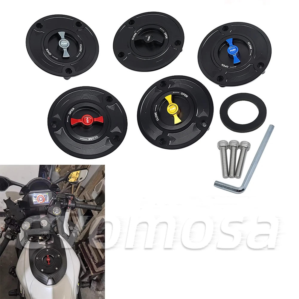 Motorcycle Gas Fuel Tank Cap For Suzuki GSXR600 GSXR750 2004-2020 GSX650 GSXR1000 GSF1200 K4 K5 K6 K7 K8 K9 L1/L2 2010-2020