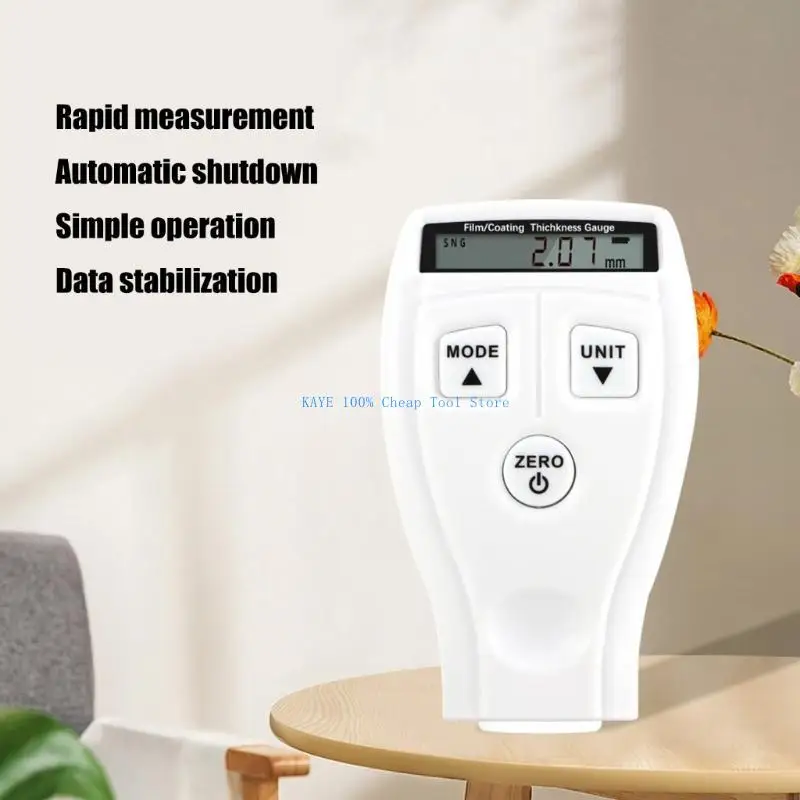 G6KA Paint Intexness Gauge Digital Car Digital Electroplate Loating Coating Tester Calibration