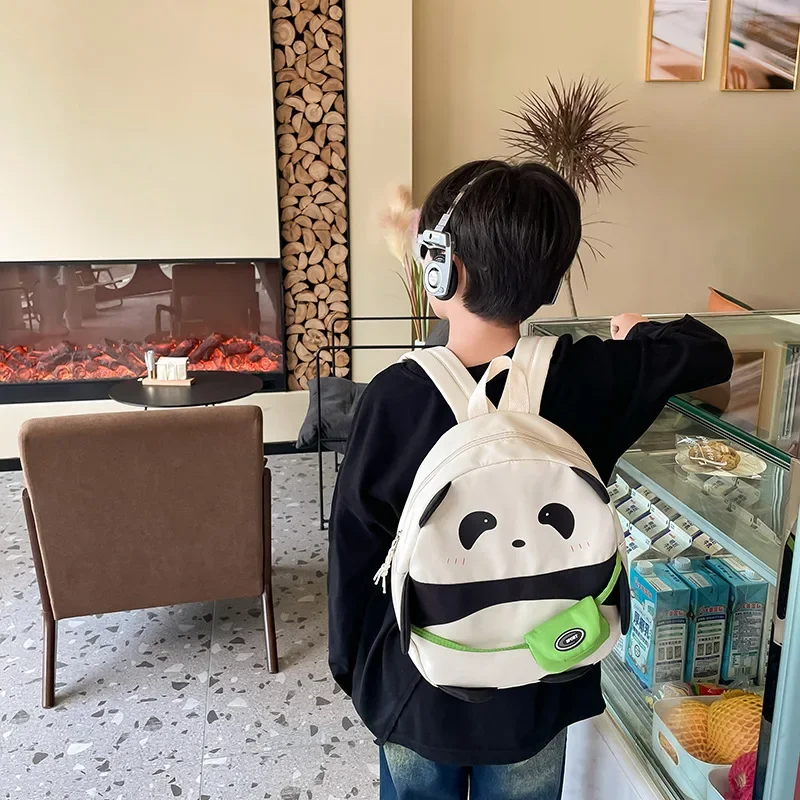 Mochila bonita con diseño de Panda para niños, mochila ligera para guardería, mochilas para volver a la escuela, mochilas para niños pequeños, bolsas de clase para niñas