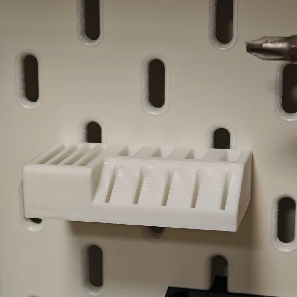 For SKADIS Memory Card Storage Box Hook Type Hole Plate Wall Hanging 3D Printing Storage Rack For SD Card Holder Organizer