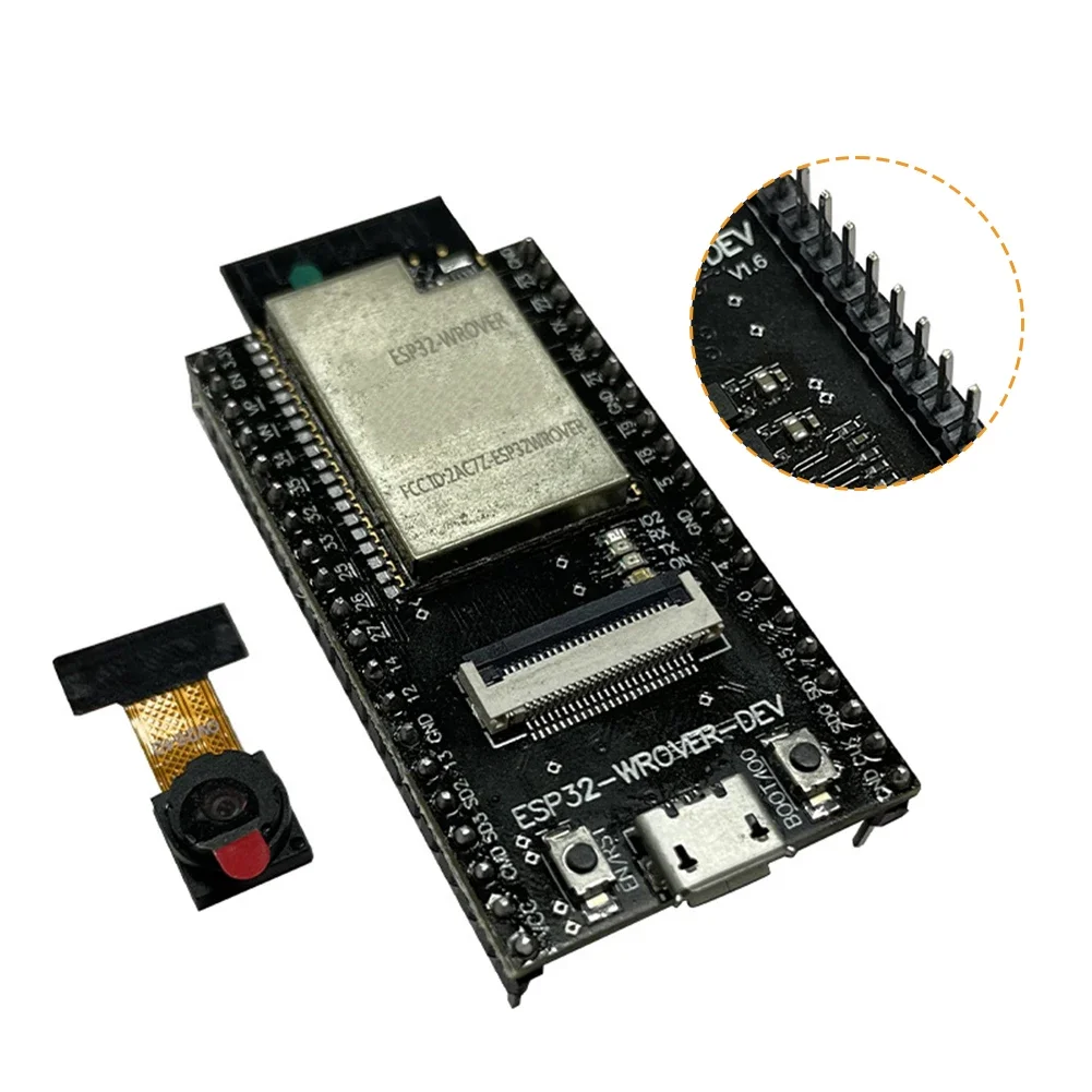 1 szt. Płytka rozwojowa ESP32-WROVER-DEV z modułem Wi-Fi kamery OV2640 do zastosowania Procesor Elektronarzędzia Akcesoria