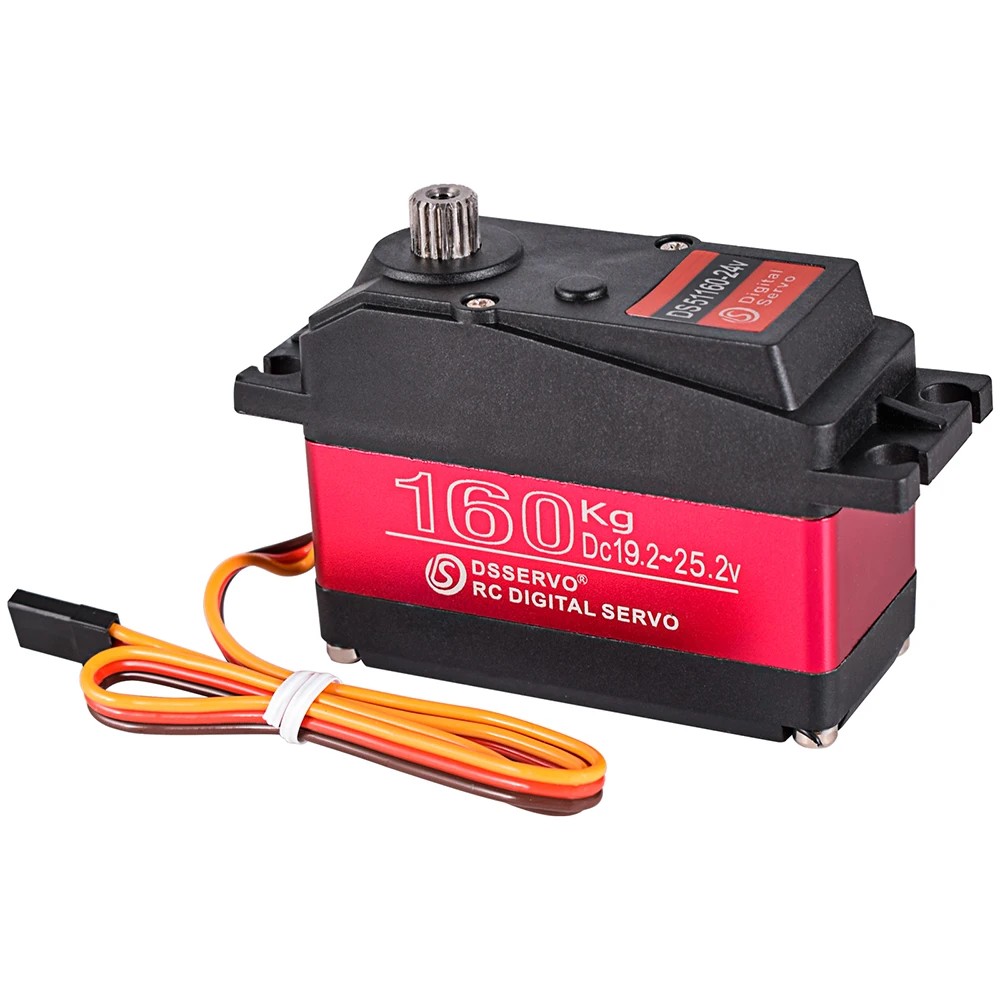 Rc Digitale Servo Ds51160/Rds51160 160Kg 24V Standaard Servo 180 ° /270 ° Hoog Koppel Servo Voor Fpv Drone Auto Robot